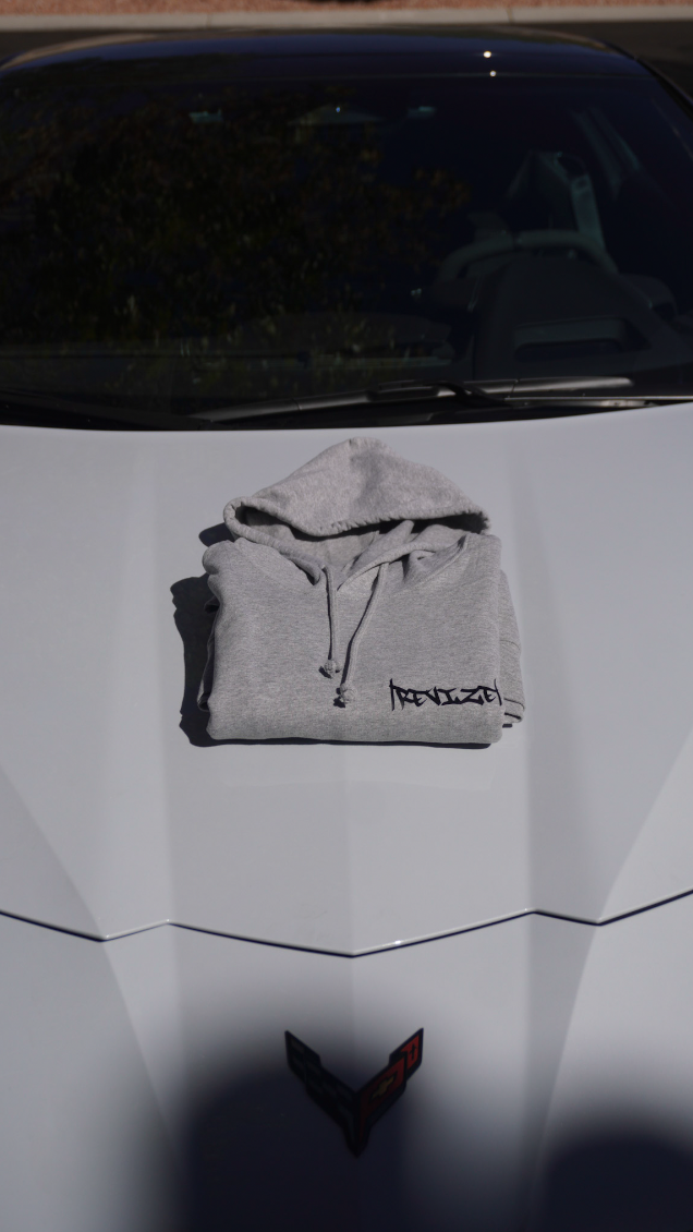 |REVIZE| Vynal Hoodie (Gray)