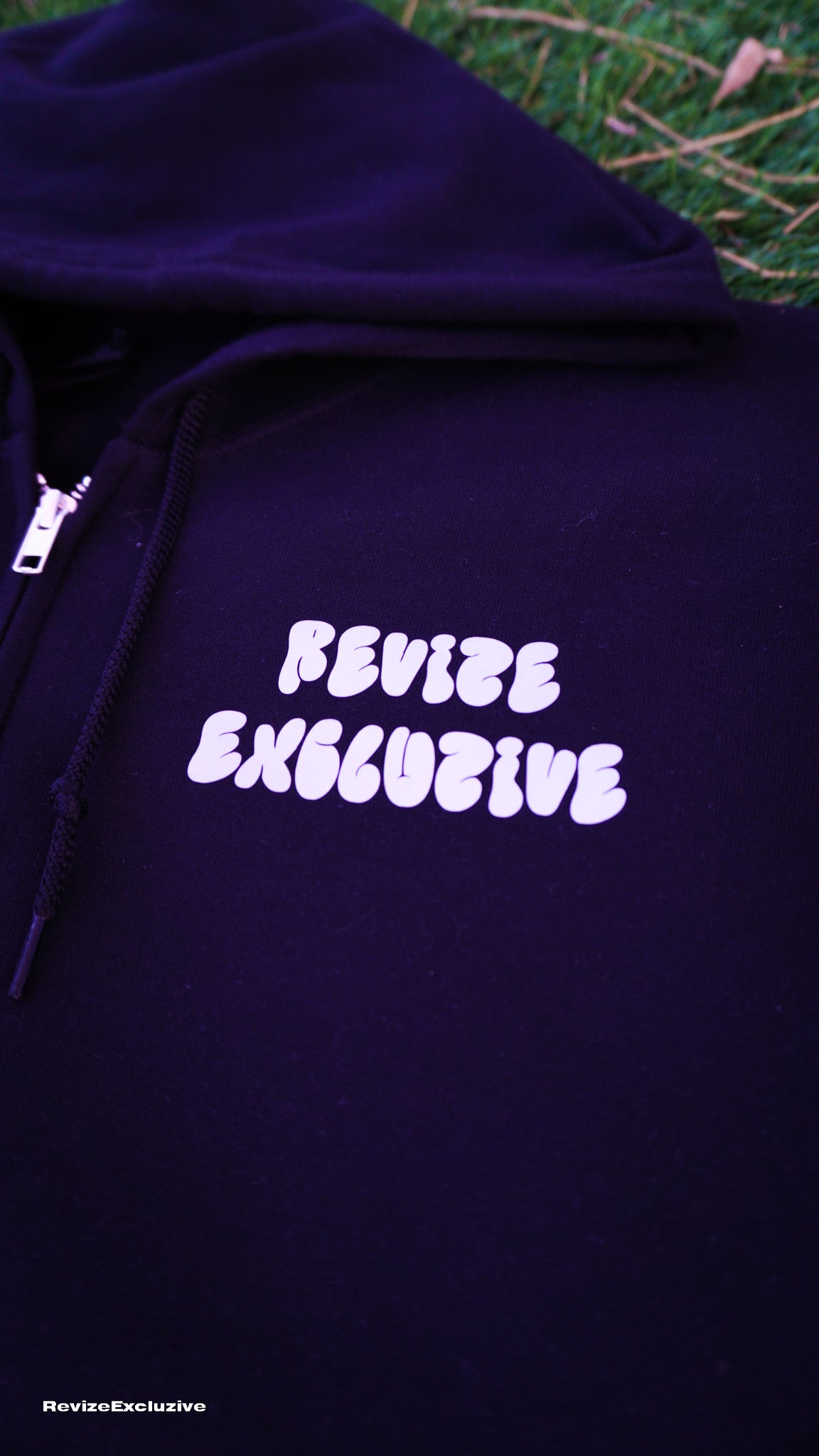 Reflective Revize Excluzive Zip-Up (Black)